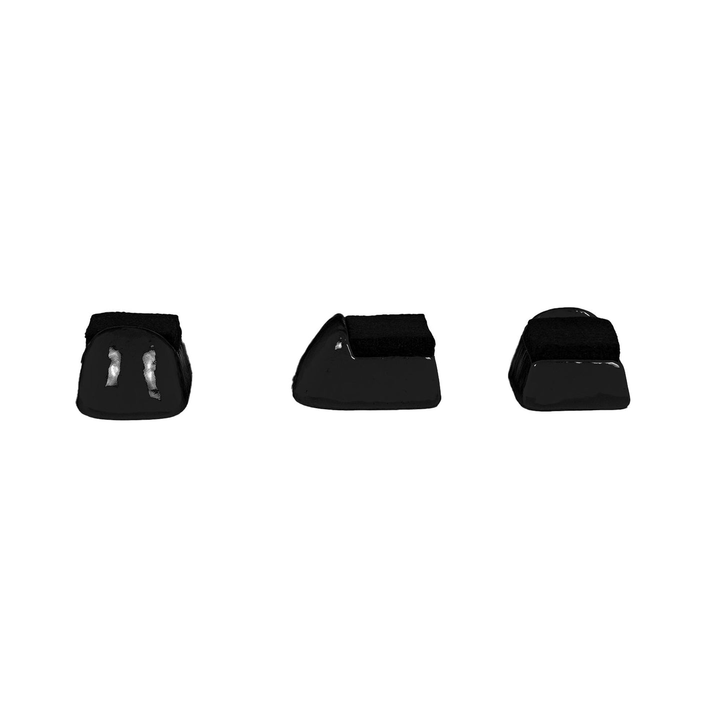 Ceramic Kamado Support Shoes / Feet (Red Or Black) - With Felt Pad Lining