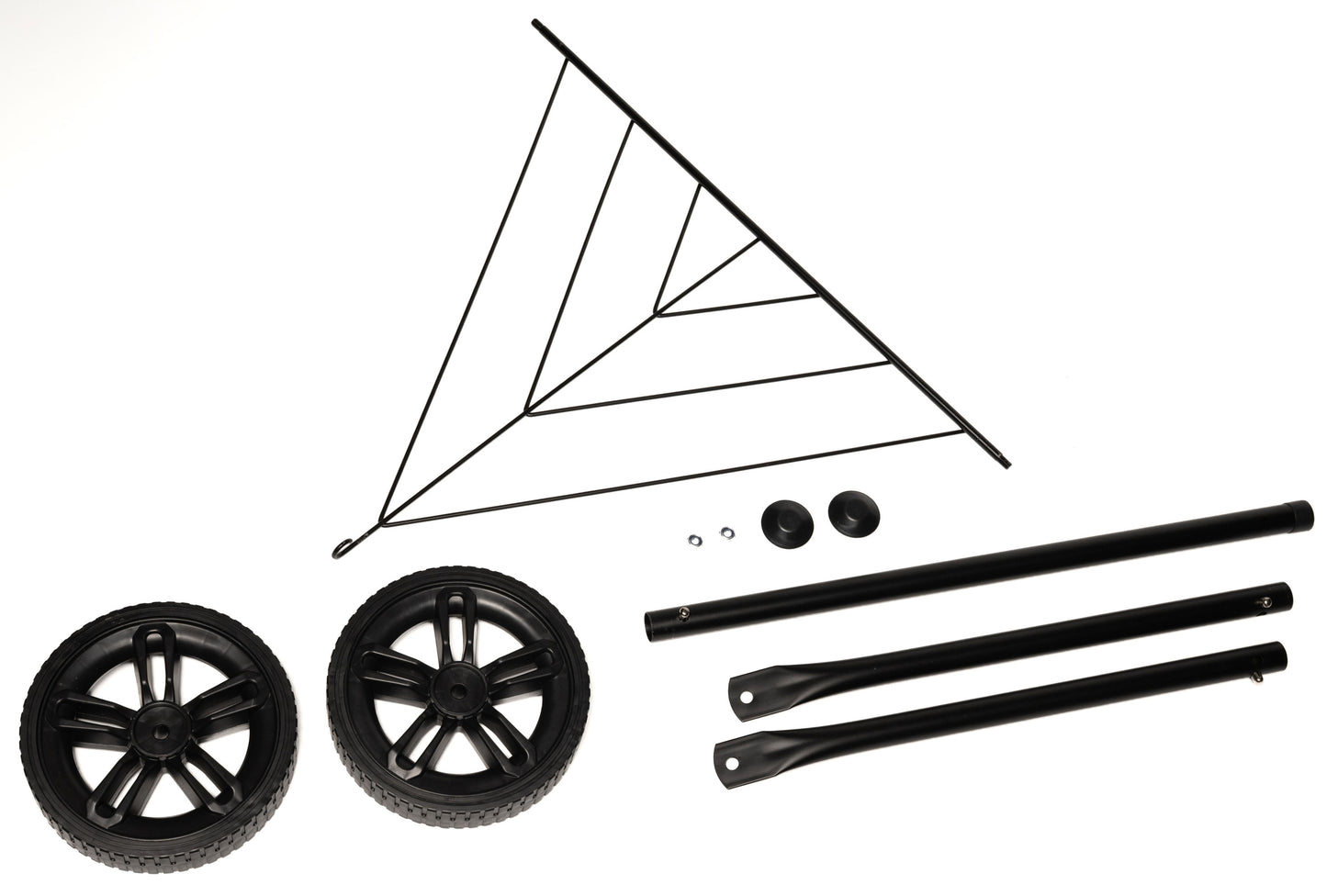 BBQ Plus Replacement Leg Kit with UPGRADED wheels For Weber 57cm / 22" Inch Kettle BBQ Grills (Stealth Black)