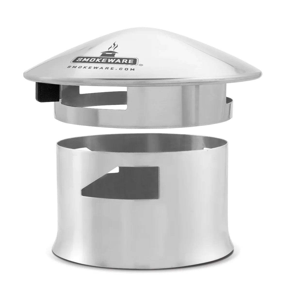 Smokeware All Weather BBQ Chimney Vent Cap For Kamado Bono Media