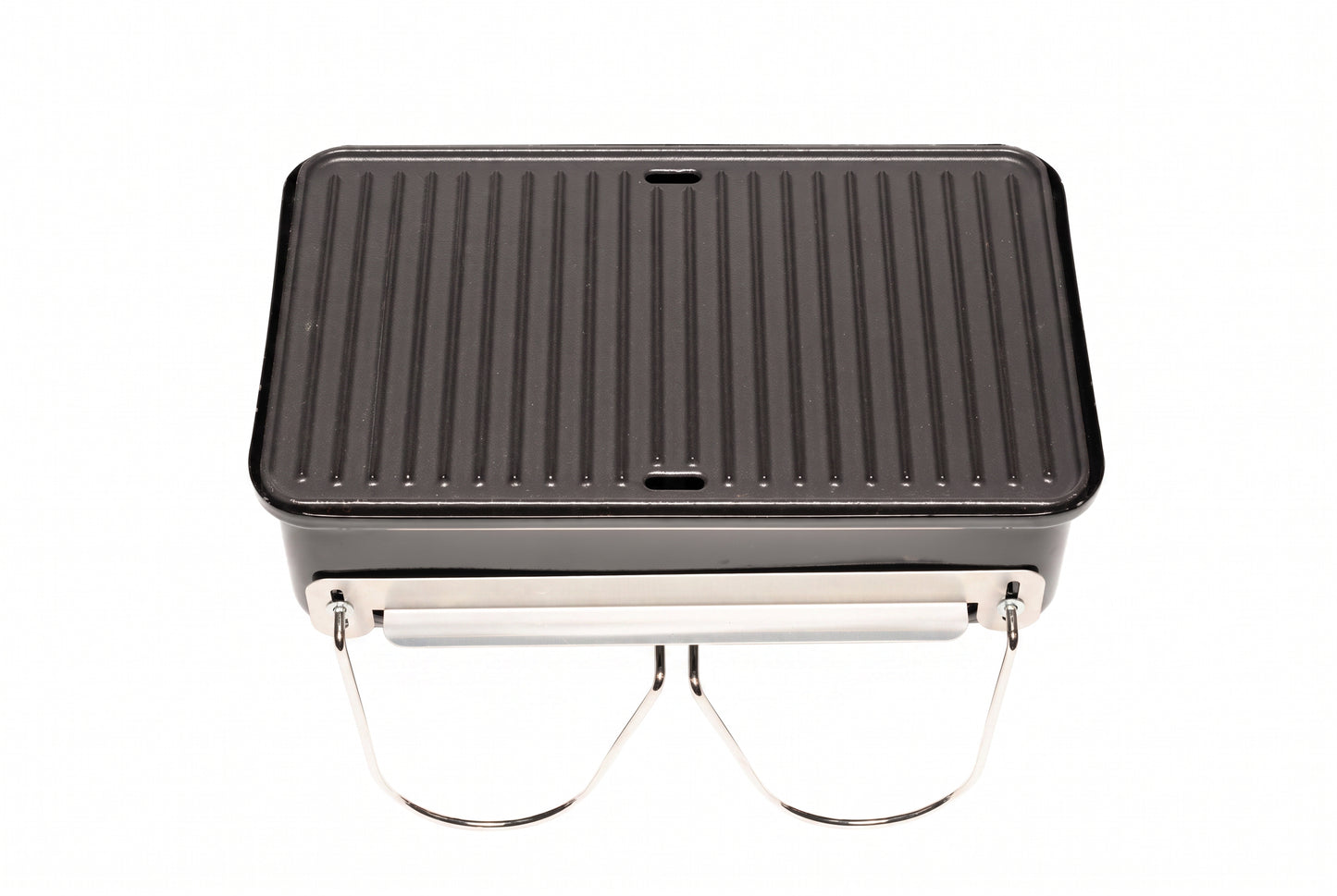 Cast Iron 2 Sided Cooking Griddle Plate For Weber Go Anywhere Portable BBQ