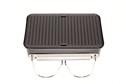 Cast Iron 2 Sided Cooking Griddle Plate For Weber Go Anywhere Portable BBQ