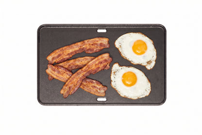 Cast Iron 2 Sided Cooking Griddle Plate For Weber Go Anywhere Portable BBQ