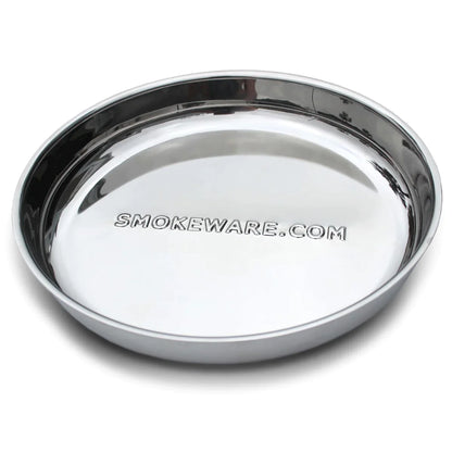 Smokeware Heavy Duty Thick Stainless Steel Drip Pan - Extra Large XL Big / 18" Inch