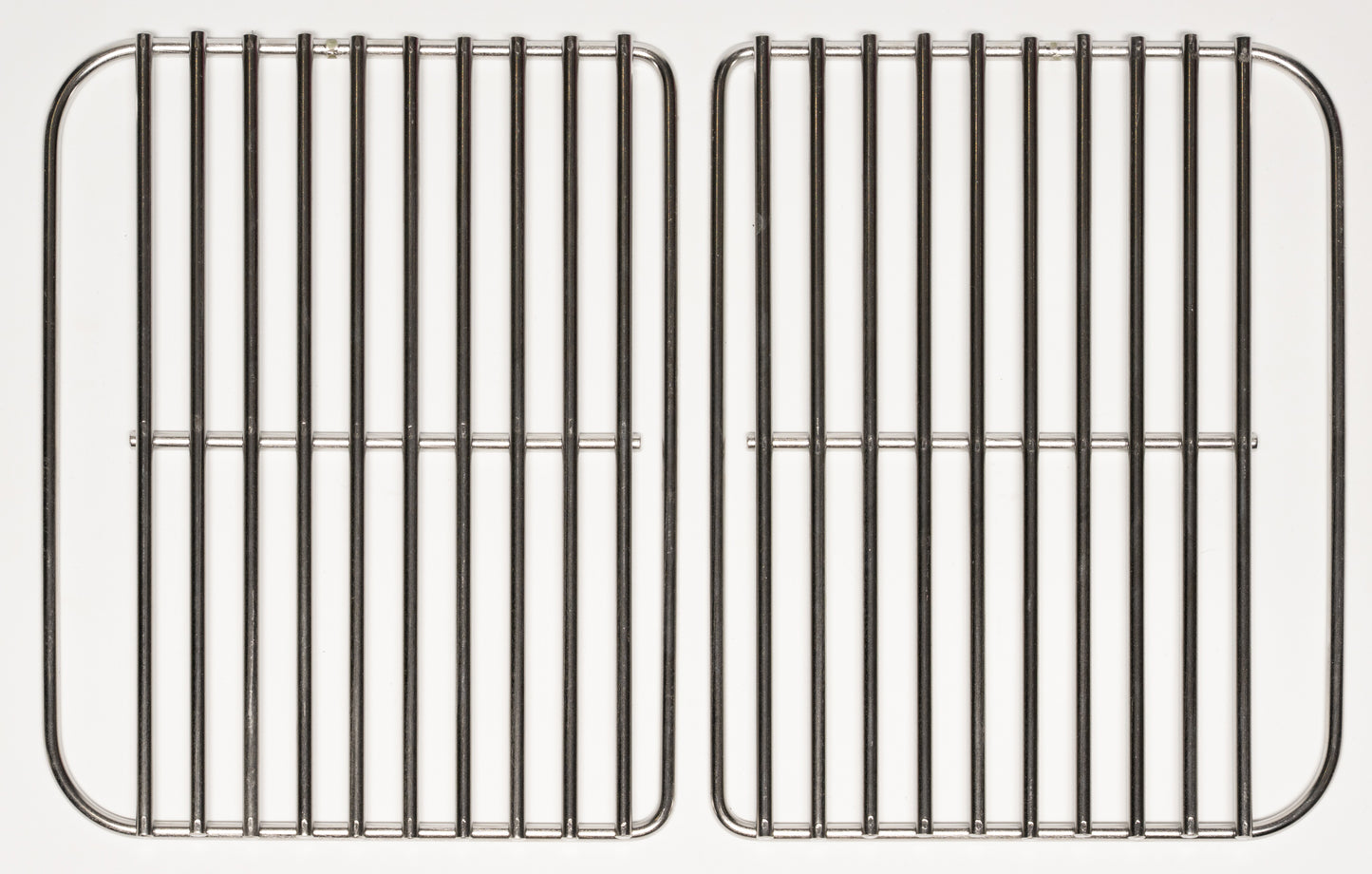 2 Piece Cooking Grate Set For Weber Go Anywhere Portable BBQ (304 Stainless Steel - Heavy Duty)
