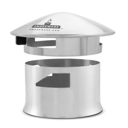 Smokeware All Weather BBQ Chimney Vent Cap For Kamado Joe Classic Series 1, 2 and 3 and Big Joe Series 1, 2 and 3